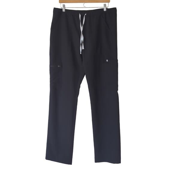 Figs Scrubs XL Men's Cairo Cargo Scrub Pants Technical Collection Black Medical - Picture 1 of 5